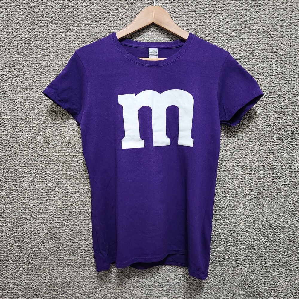 GILDAN Purple M&M Graphic T-Shirt Women's Size M